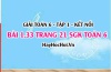 Bài 1.33 SGK Toán 6 tập 1 Kết nối tri thức
